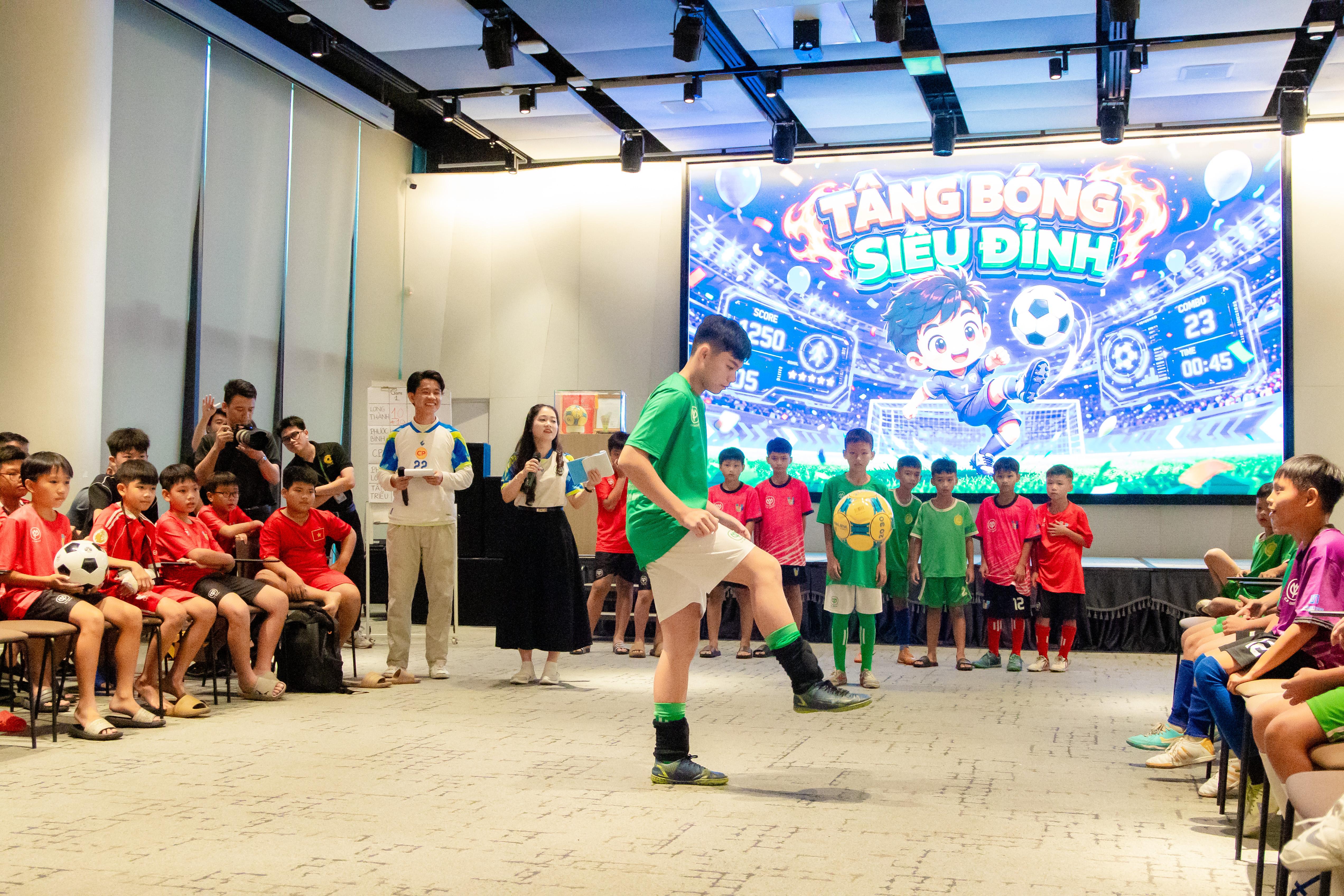 A Day Full of Fun Discovery at C.P. Vietnam with Young Footballers