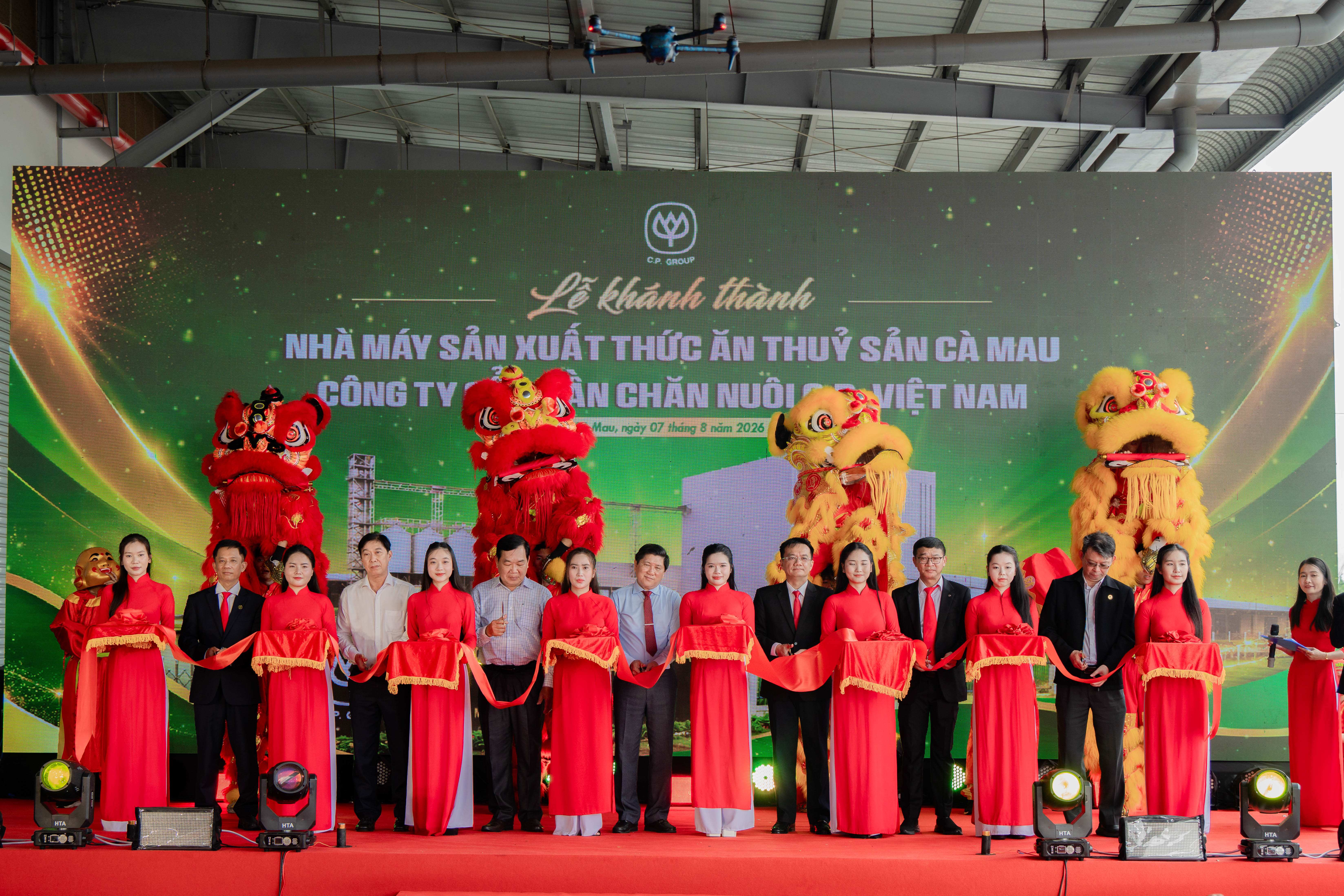 C.P. Vietnam Puts Ca Mau Aquaculture Feed Mill Into Operation