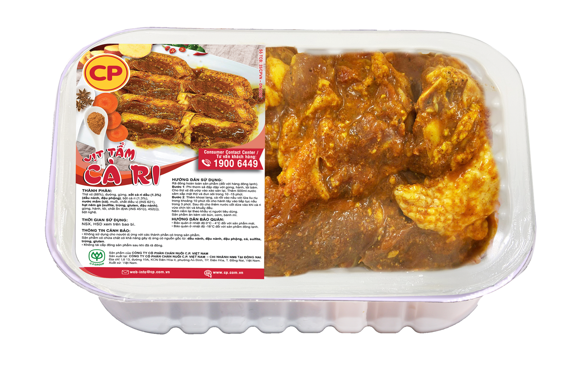 CP Duck Marinated with Curry