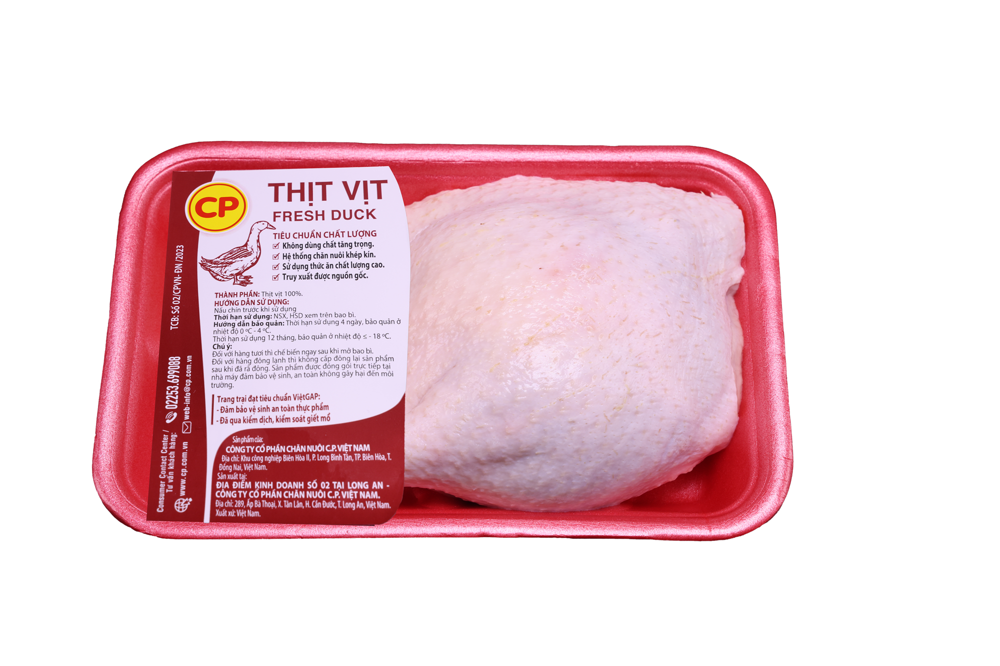 Đùi vịt góc tư CP
