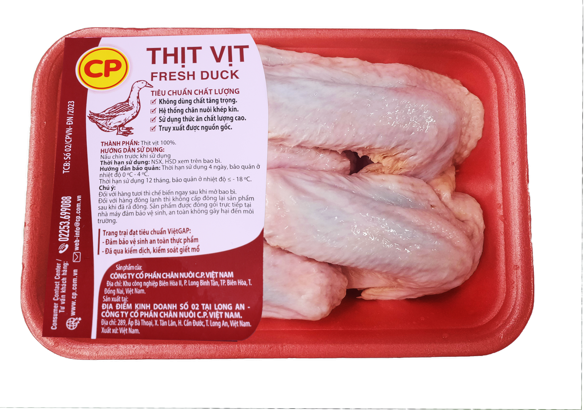 Cánh vịt CP