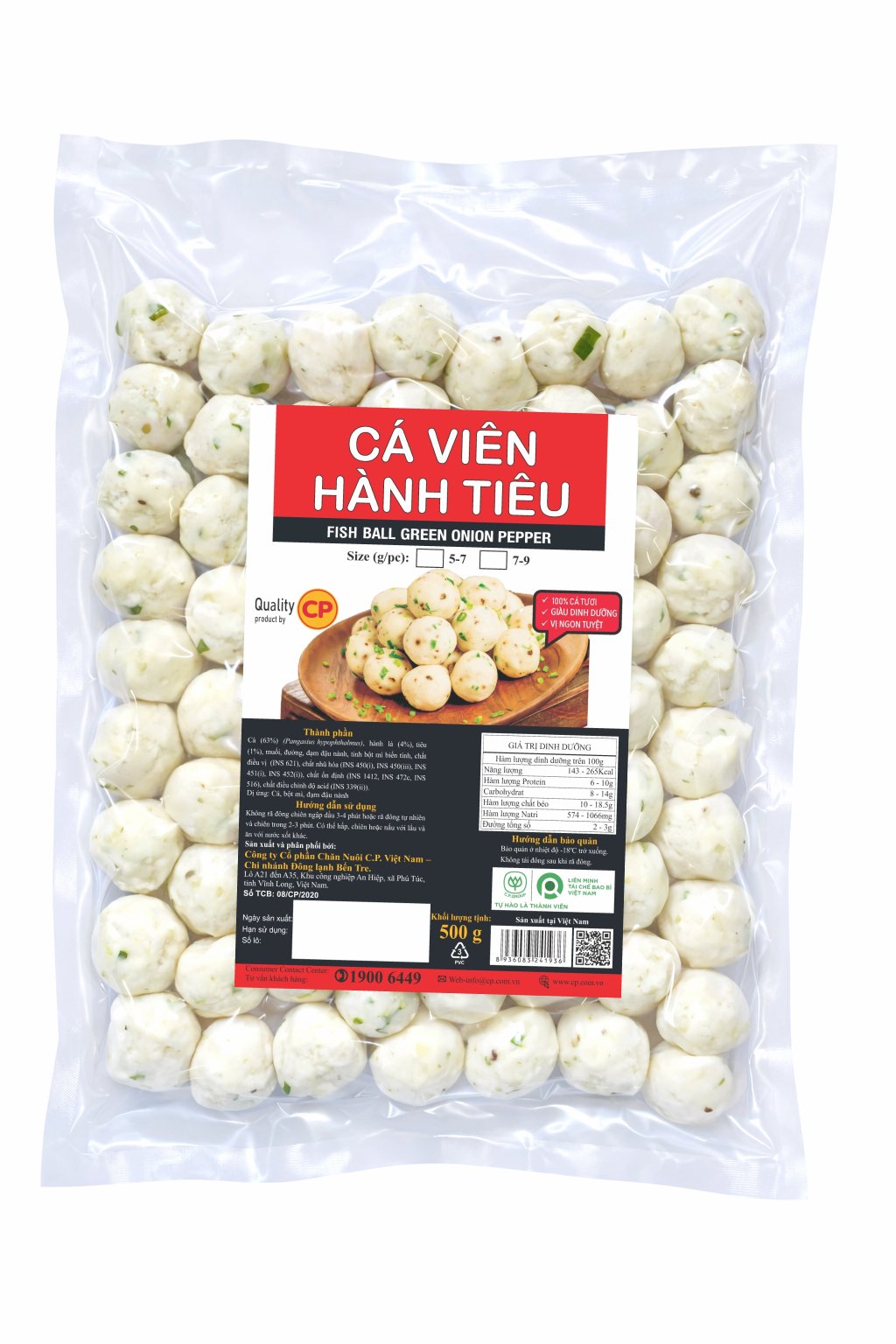 CÁ VIÊN HÀNH TIÊU - 500G